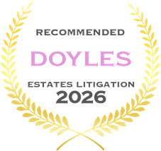 Banner image for Doyle's Guide Recommended Estates and Litigation Lawyer Listing 2026